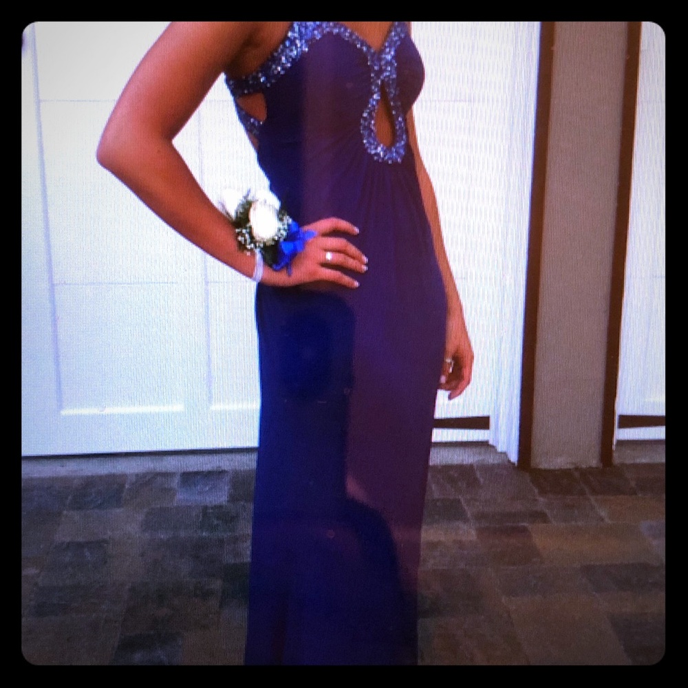 Prom or evening dress.